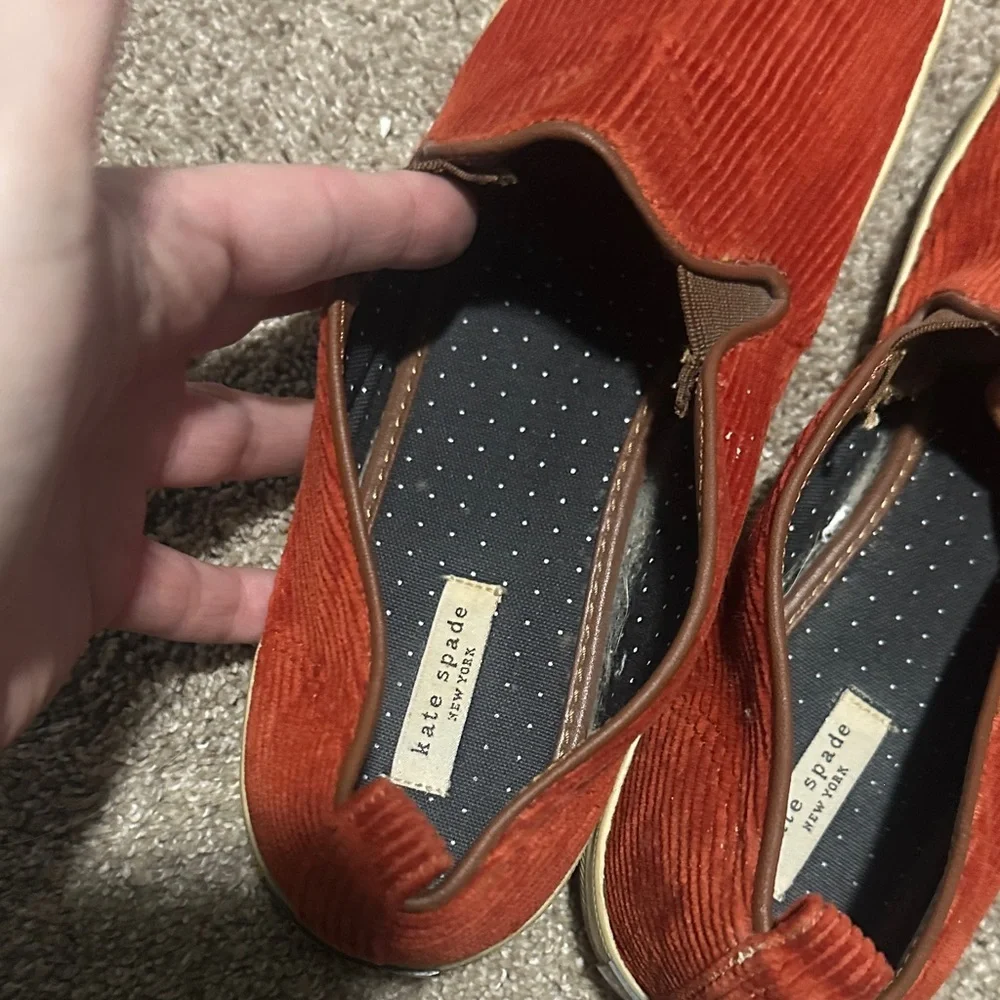 Kate Spade Corduroy Slip-On Shoes